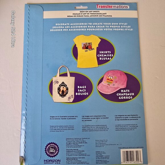 Design & Iron Transfer Sheets For Cotton Apparel & Bags 3-Pack - Picture 6 of 7